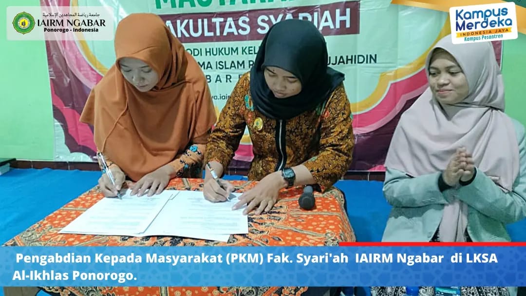 Pengabdian kepada Masyarakat (PKM) dengan tema "Penyuluhan Hukum terkait Dispensasi Nikah"